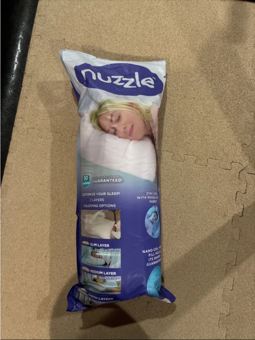 White Adjustable Pillow - White